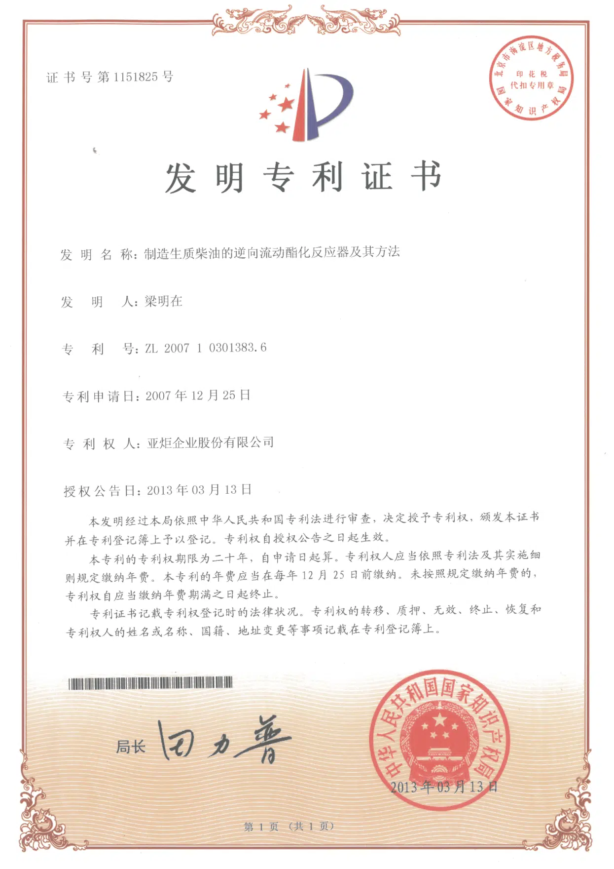 認證專利與獲獎
