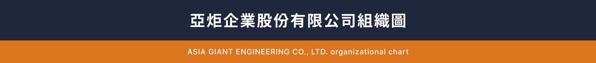 亞炬企業股份有限公司組織圖